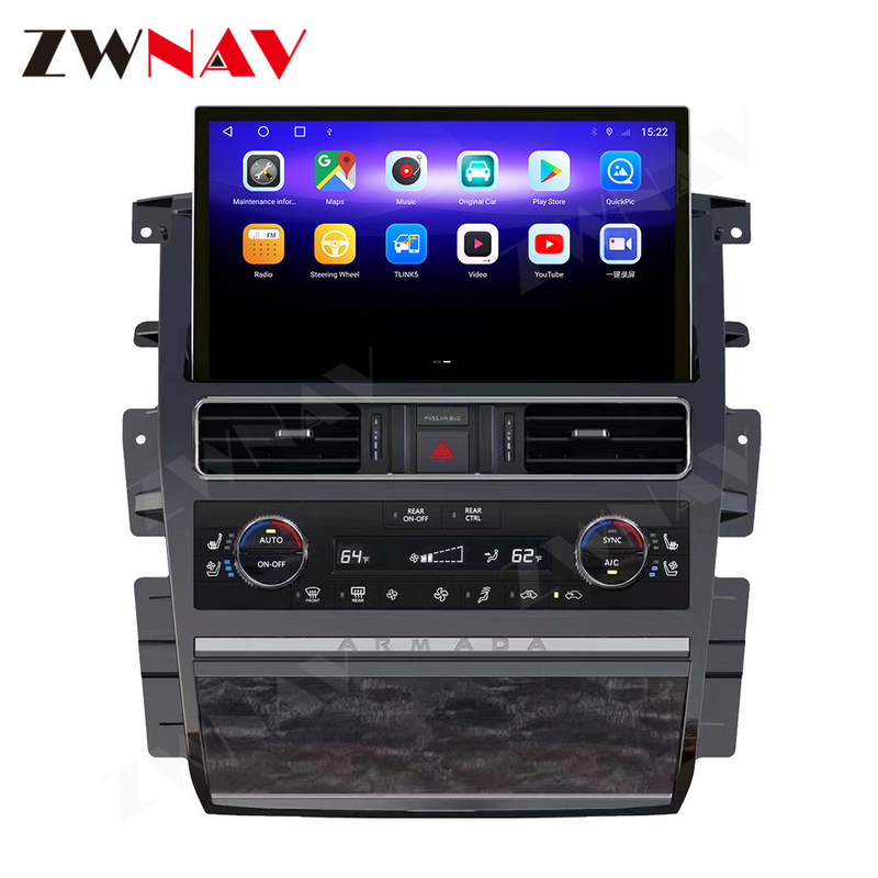 ستيريو تلقائي نيسان باترول أرمادا Y62 Car GPS Navigation Multimedia Player