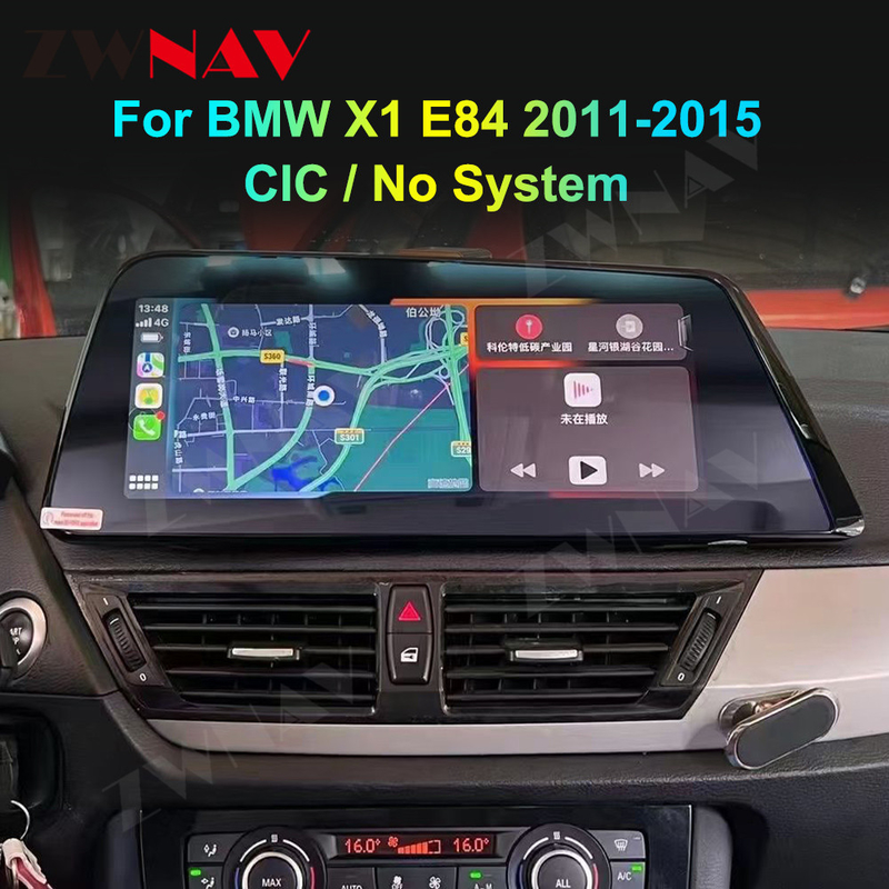 BMW X1 E84 2011-2015 سيارة ستيريو مسجل راديو تلقائي Carplay GPS Navigation