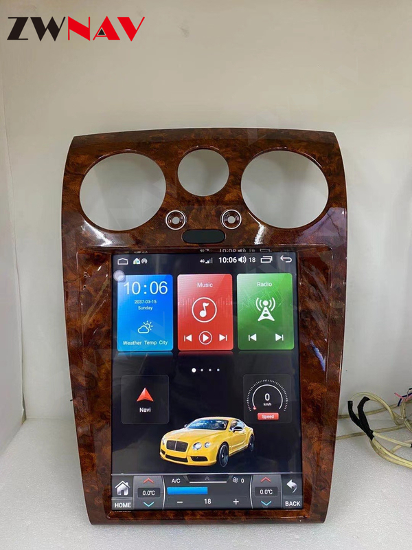 Android 11 Auto GPS Navigation Head Unit Carplay Tesla 128GB لسيارة بنتلي