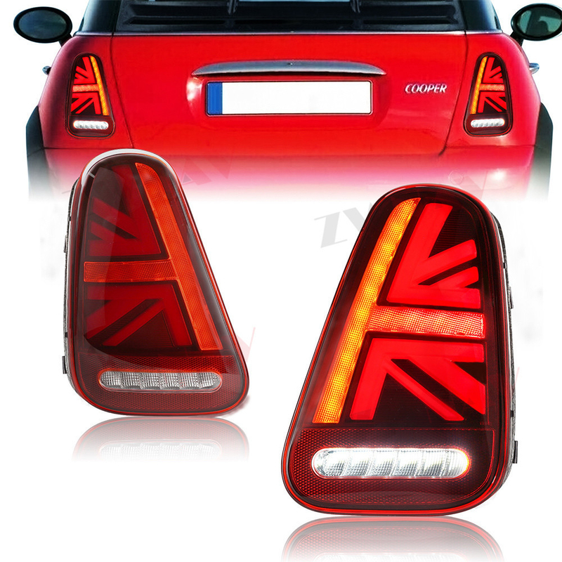 ضوء خلفي للسيارة 2001-2007 لسيارة BMW MINI R50 R52 R53 مجموعة مصباح خلفي معدّل LED صغير