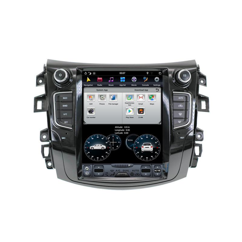 10.4 بوصة Nissan Navara Np300 Android Head Unit Single Din Car Stereo مع Bluetooth