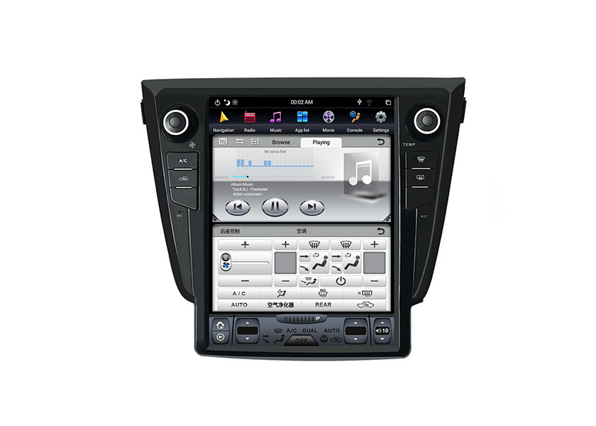 12.1 بوصة 128G Nissan X Trail Android Radio PX6 Car Android Media Player