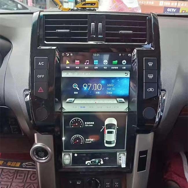 NXP6686 Toyota Prado Head Unit Single Din Android Car Stereo 13.6 inch