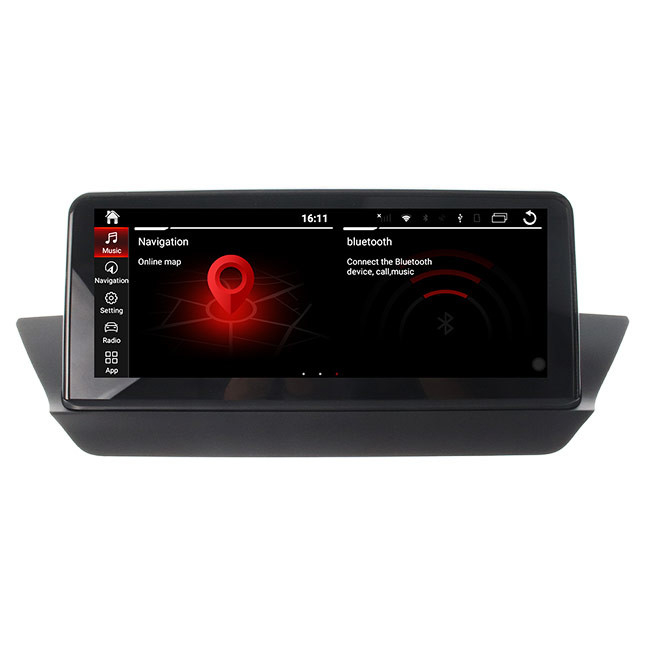 256 جيجا 10.25 بوصة X1 CIL BMW Sat Nav Android 10 Car GPS CD Player