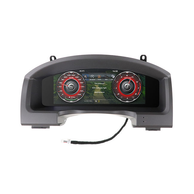 تويوتا لاند كروزر سيارة LCD لوحة أجهزة القياس استبدال 12.3 بوصة أندرويد 9