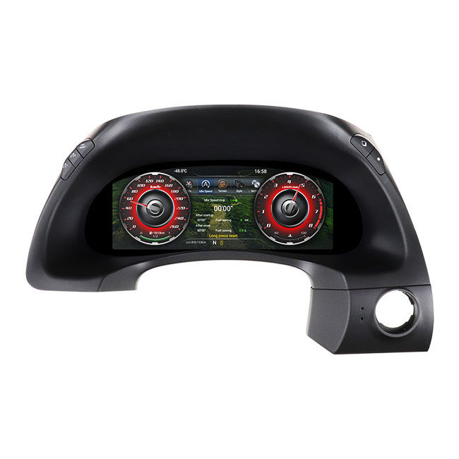Android 9 Tesla Screen Car LCD Instrument Panel Cluster 13.6 Inch لنيسان باترول Y62
