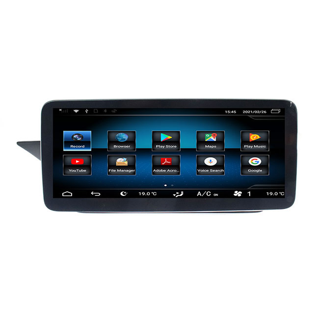 Bluetooth 5.0 Mercedes Android Head Unit 12.3 بوصة 64 جيجا بايت راديو السيارة ومشغل دي في دي