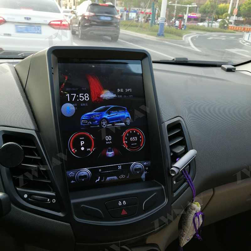 10.4 بوصة Android Auto Head Unit Radio Navigation Android 10 Carplay لفورد فييستا